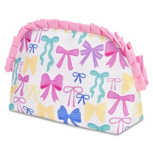 Cosmetic Bag Oval Pretty Bow