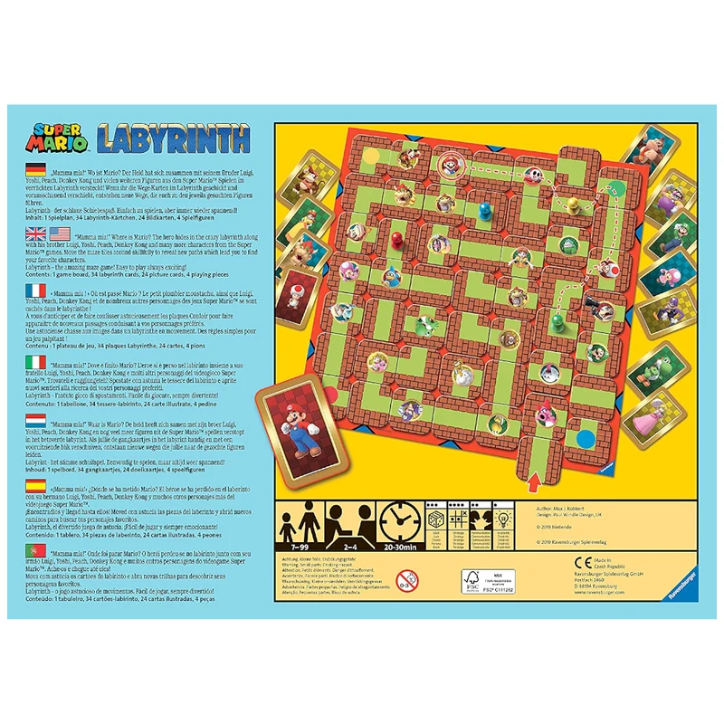 Super Mario Labyrinth Game