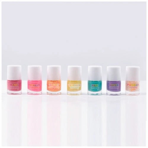 Days of Week Nail Polish