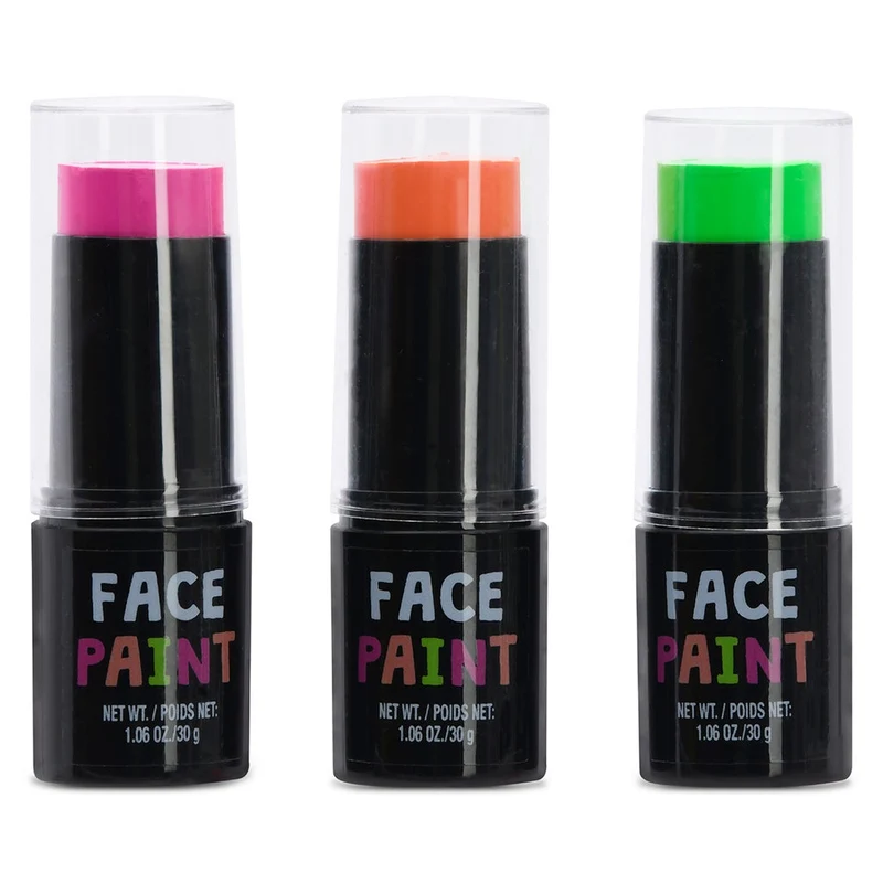 Ready Set Go Glow Face Paint Set