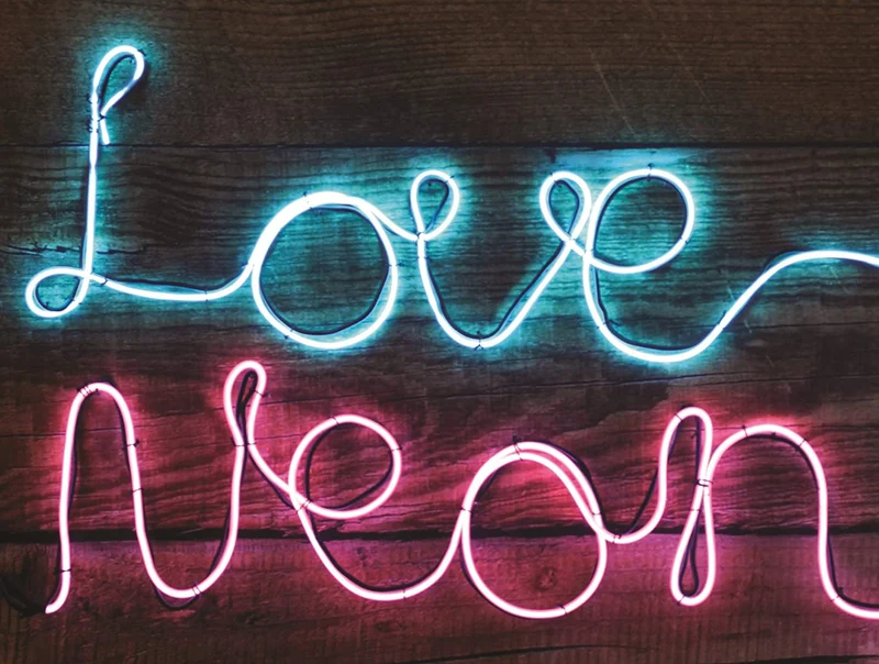 Create Your Own Neon Effect Sign Pink