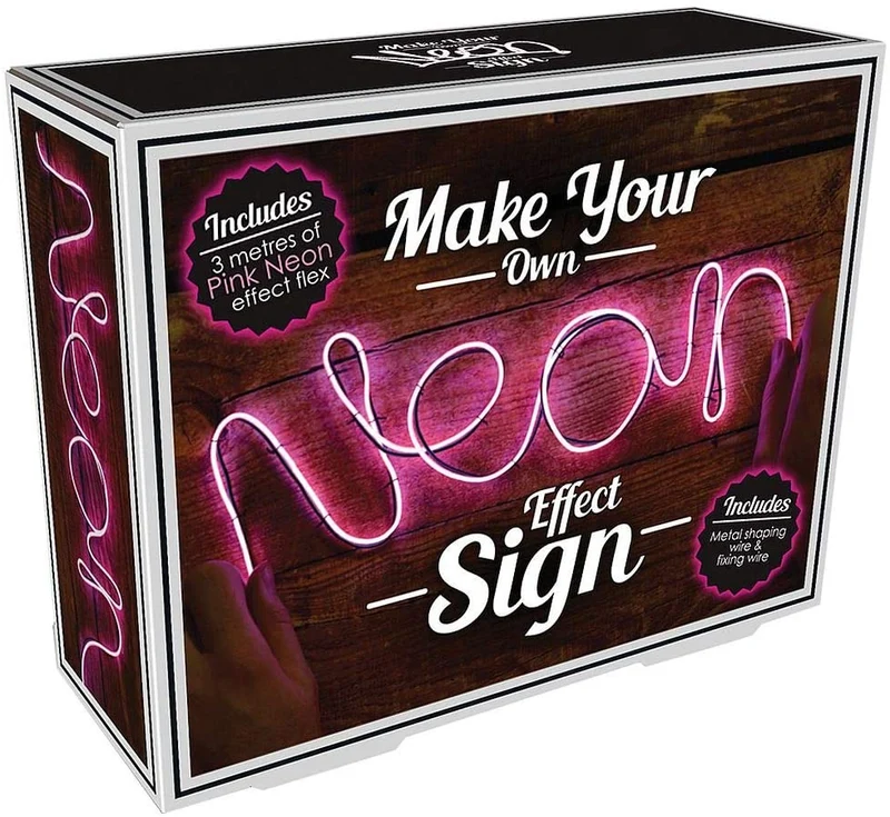 Create Your Own Neon Effect Sign Pink