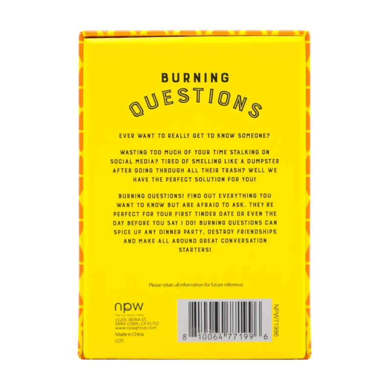 Burning Questions Cards