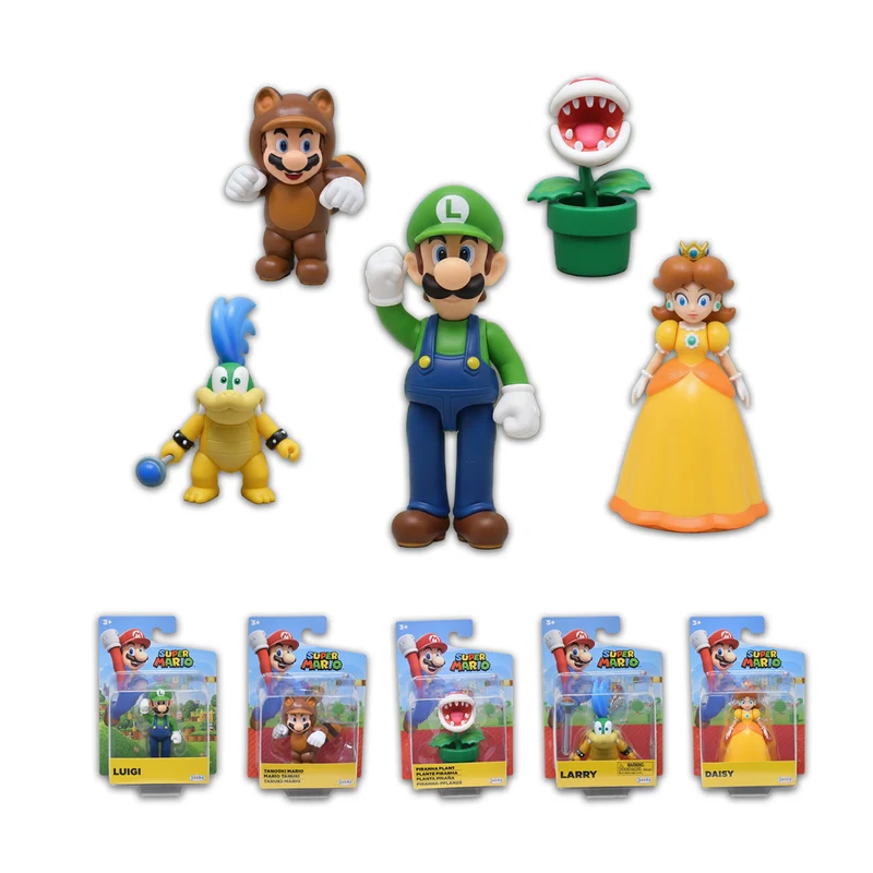 Super Mario Mini Figures, 2.5 Inches, Assortment, 1 Count