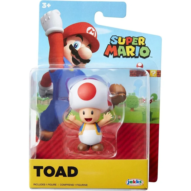 Super Mario Mini Figures, 2.5 Inches, Assortment, 1 Count