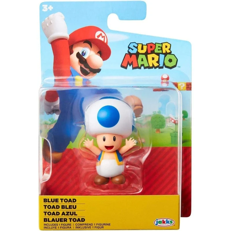 Super Mario Mini Figures, 2.5 Inches, Assortment, 1 Count