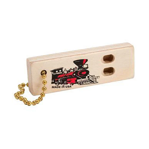 Wooden Mini Train Whistle USA