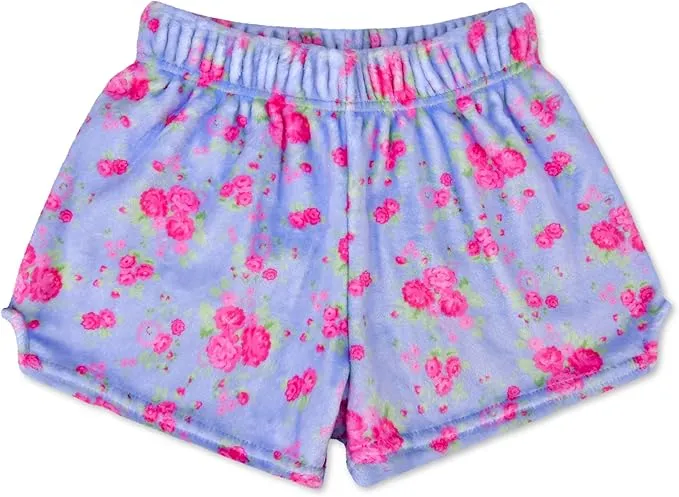 Ditsy Floral Plush Shorts - Medium