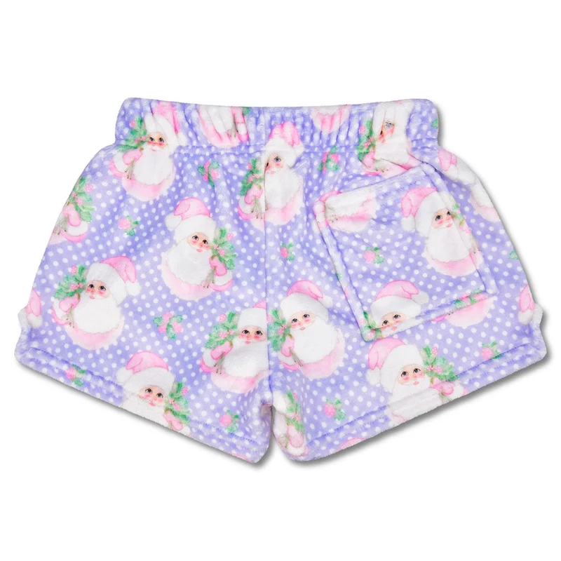 Sweet Santa Plush Shorts - Large