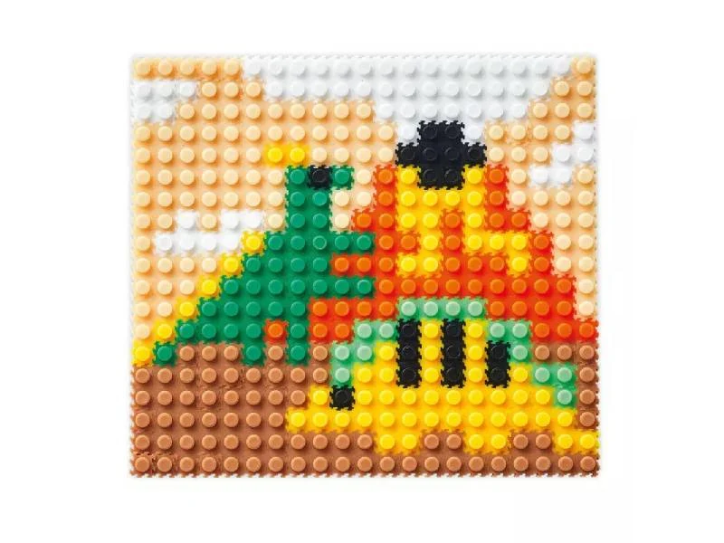 Mes créations en pixels - Dinosaures - Mon coffret d'artiste - Auzou