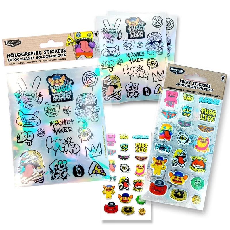 Fuggler Holographic Stickers, 1 Count