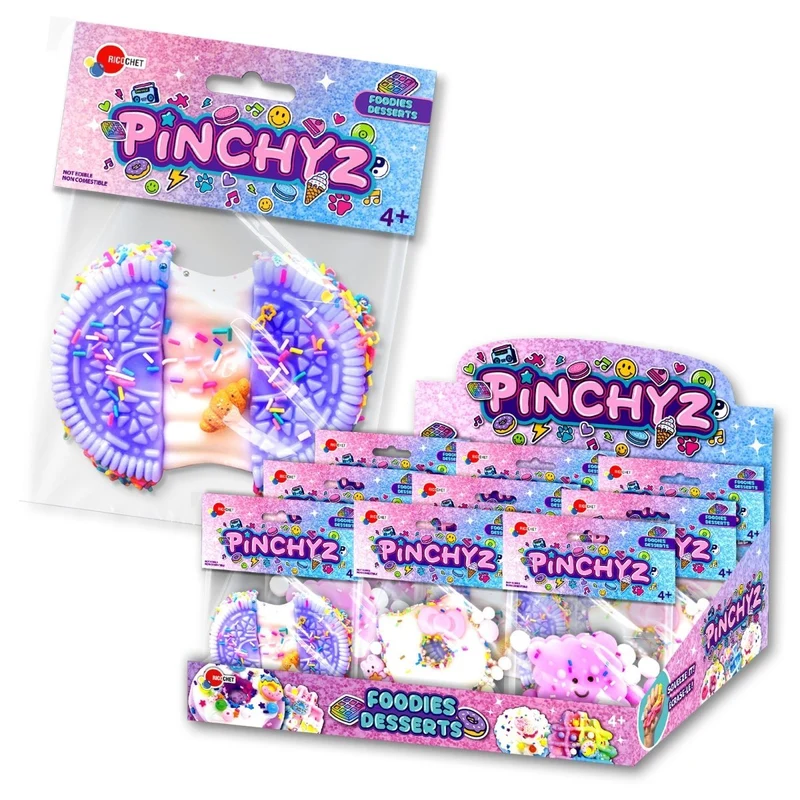Pinchyz Food Series 2 Sensory Toy, Assortment, 1 Count