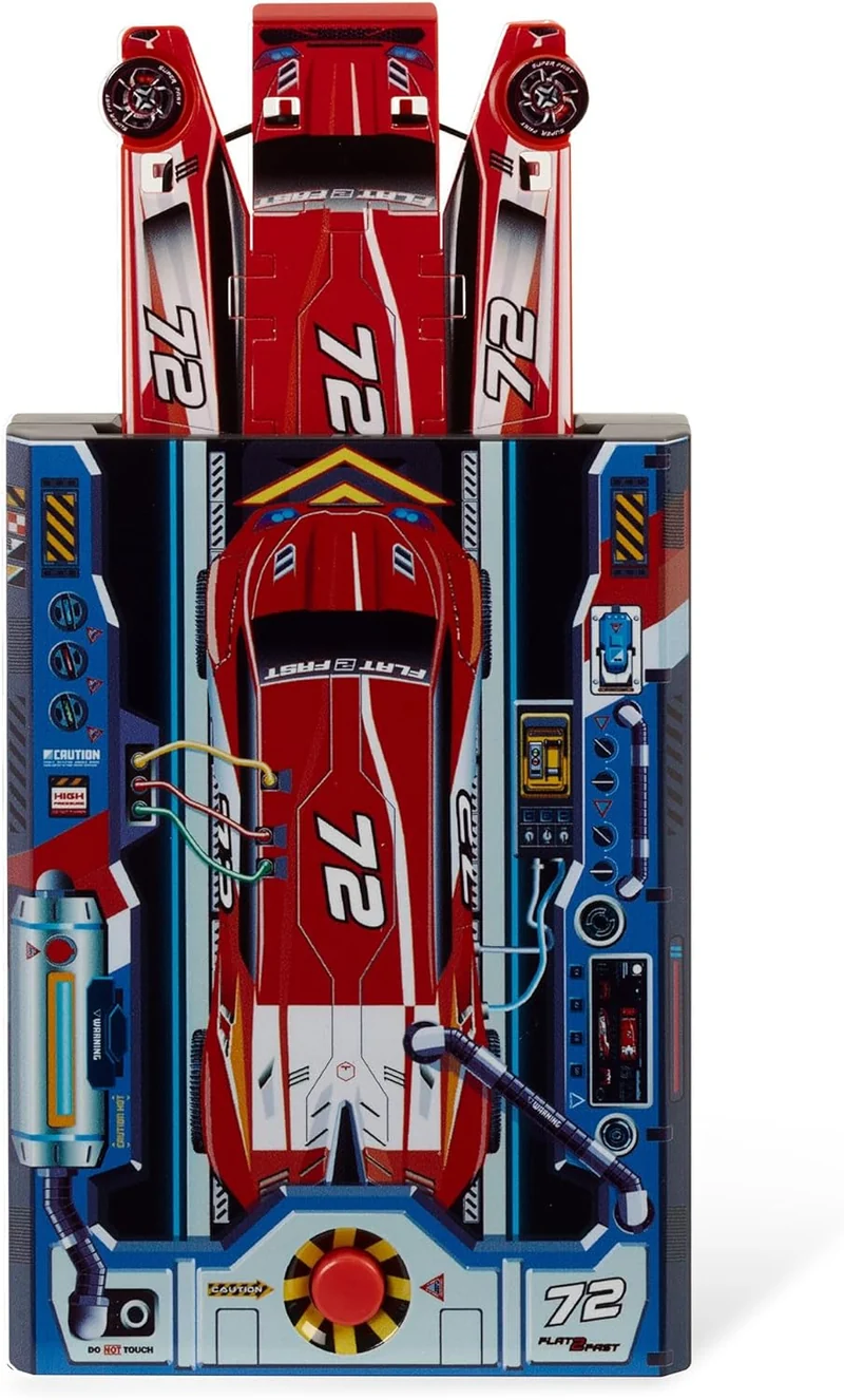 Flat 2 Fast Red Car