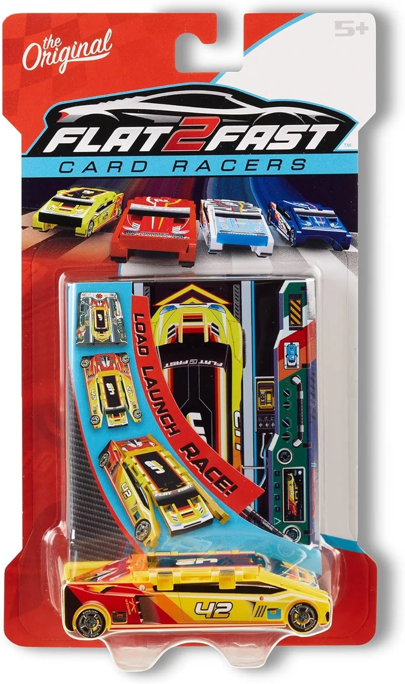 Flat 2 Fast Yellow Car