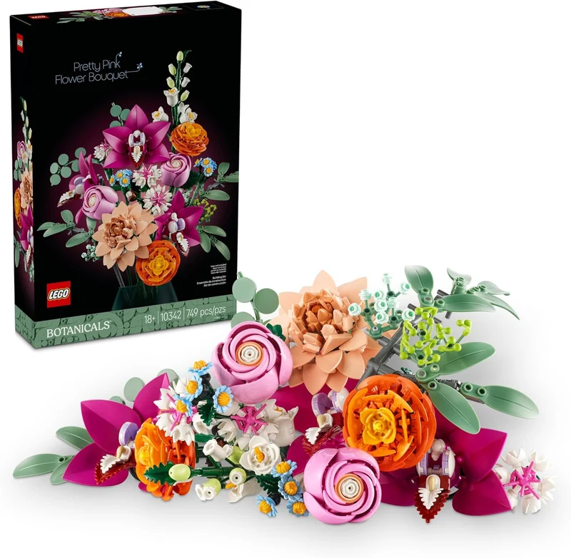 Botanicals Pretty Pink Flower Bouquet