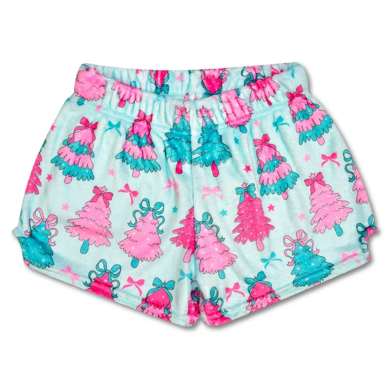 Fancy Tree Plush Shorts - Medium