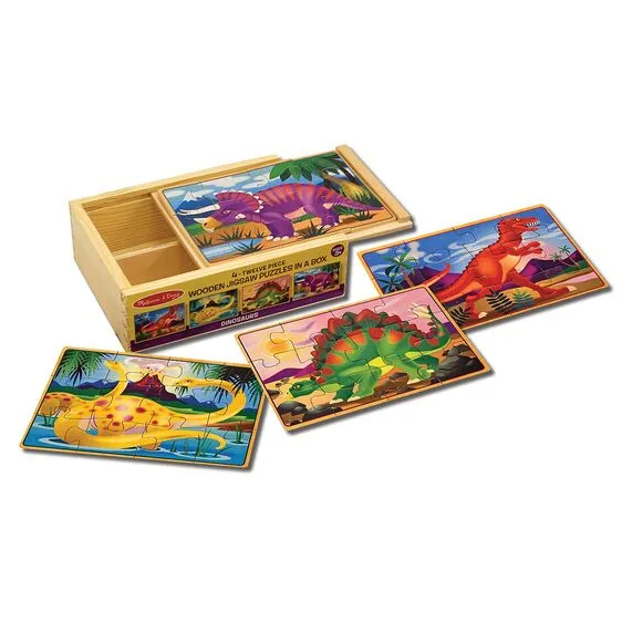 Dinosaurs Puzzles in a Bo