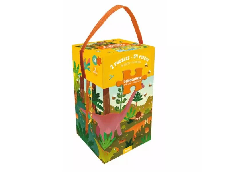 Mes 2 puzzles dinosaures - Auzou
