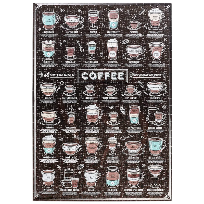 Coffee Lover's 500 pc puzzle
