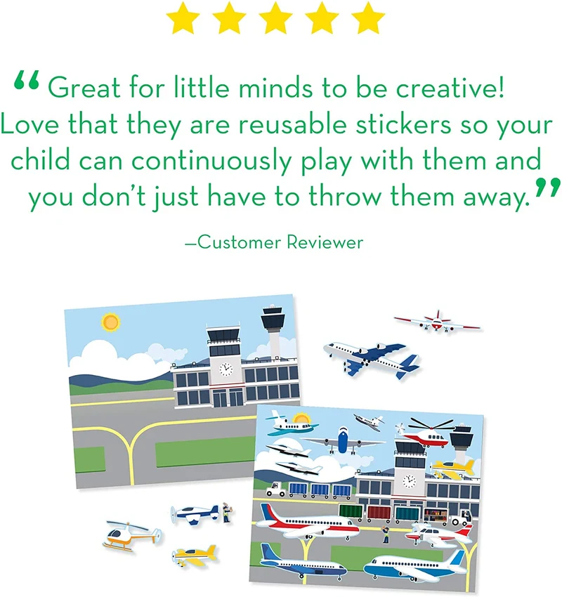 Melissa & Doug Sticker Pad Vehicles