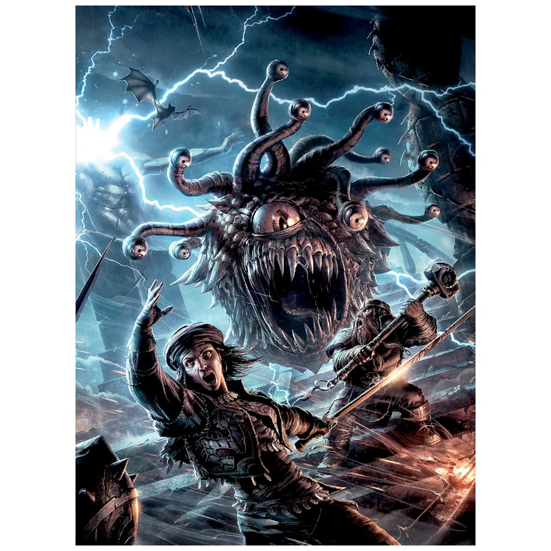 Dungoens & Dragons Beholder Puzzle-