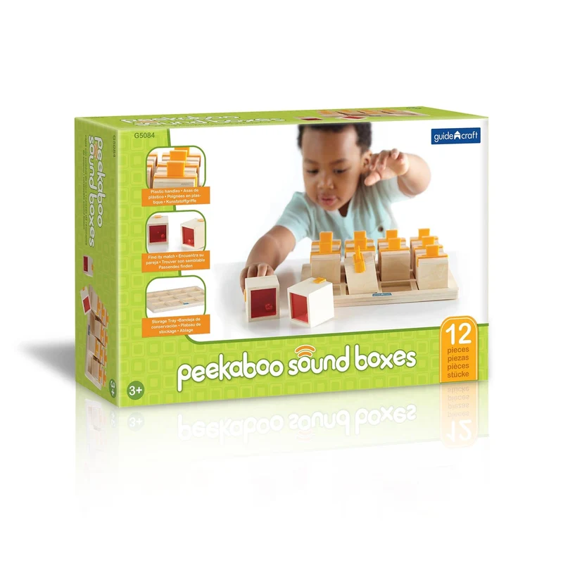 Guidecraft Peekaboo Sound Boxes / Boîtes sonores à cache-cache