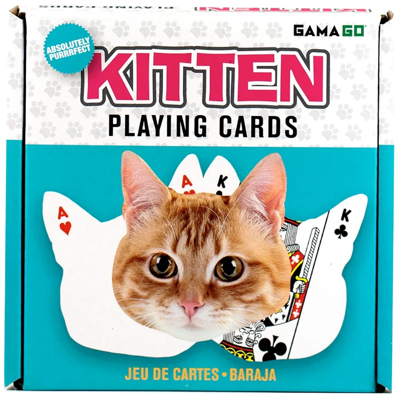 Kitten Shaped Playing Cards