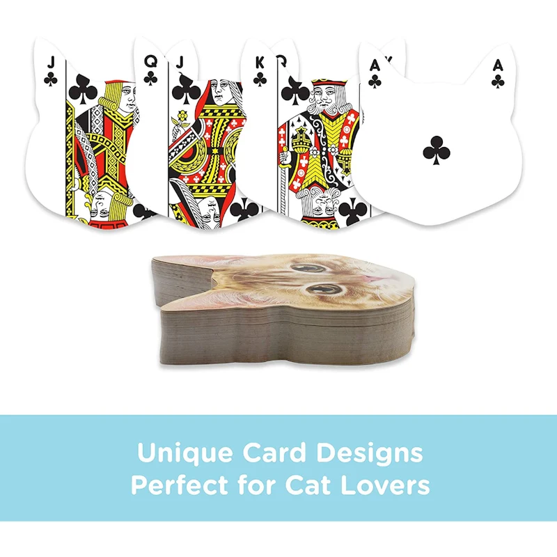 Kitten Shaped Playing Cards