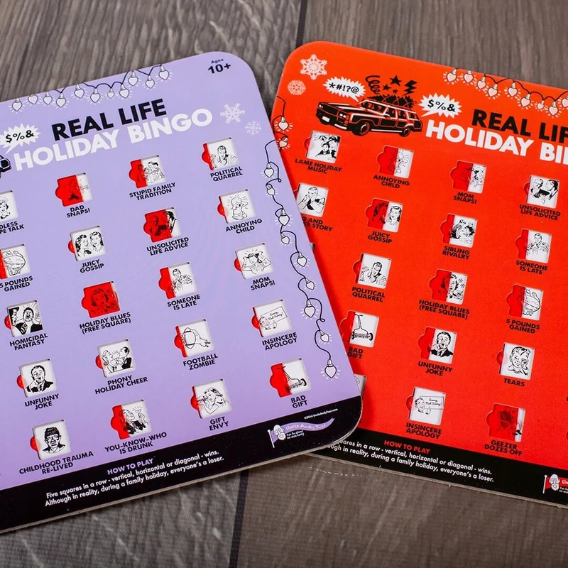 Real Life Holiday Bingo Game