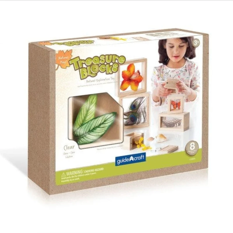 Guidecraft Treasure Blocks Clear / Blocs de trésor clairs