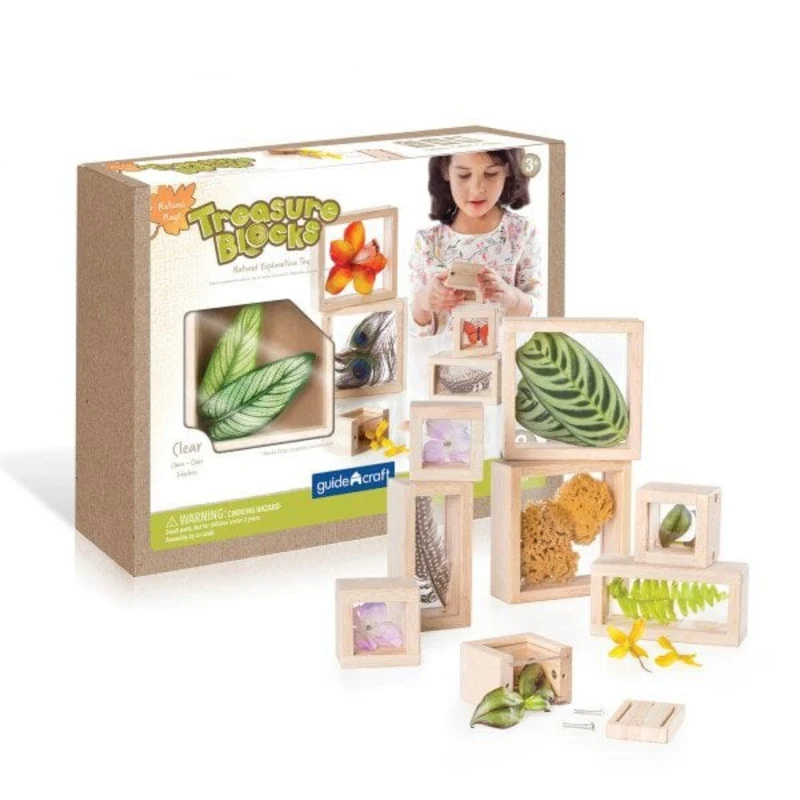 Guidecraft Treasure Blocks Clear / Blocs de trésor clairs