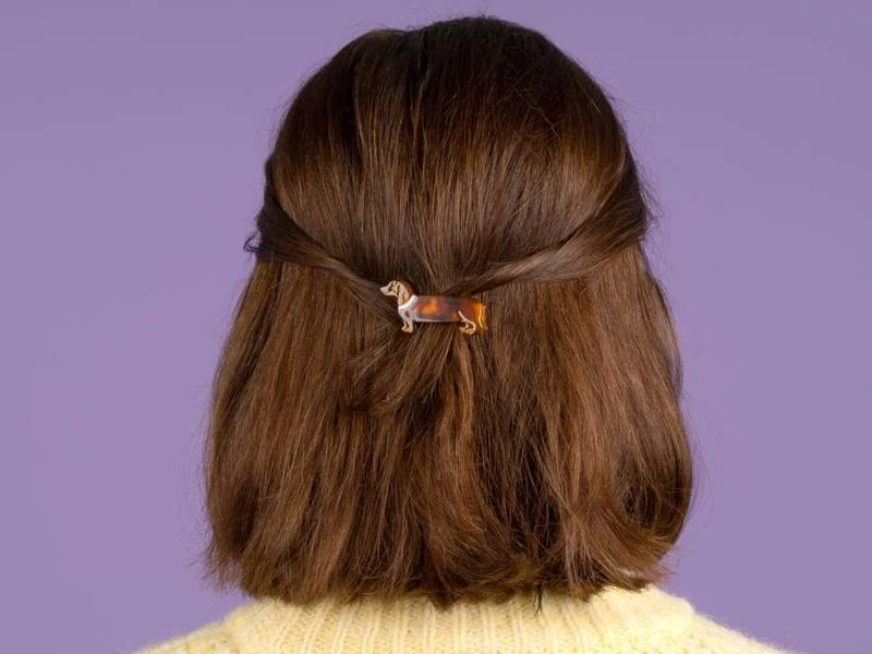 Barrette cheveux - Teckel