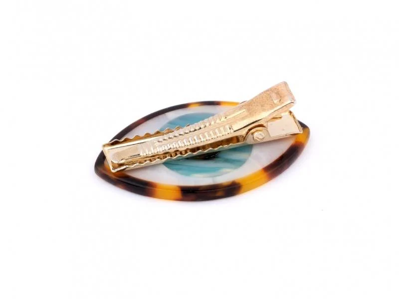 Barrette cheveux - Oeil bleu