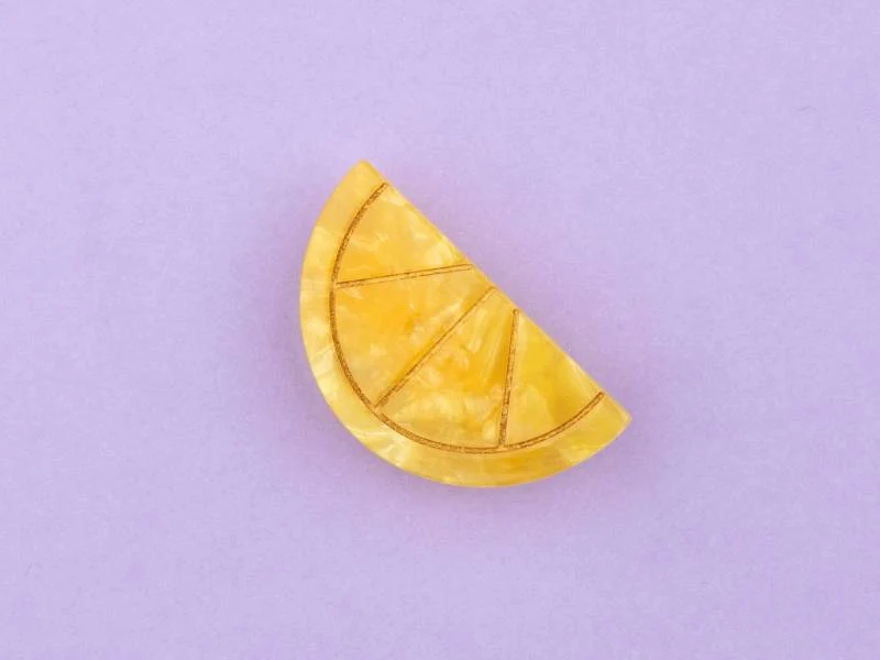 Barrette cheveux - Citron