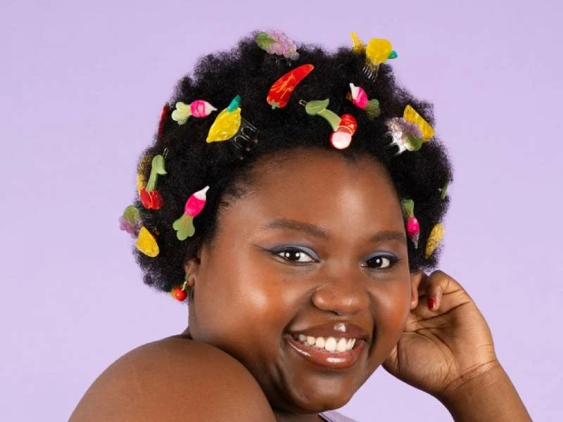 Barrette cheveux - Citron