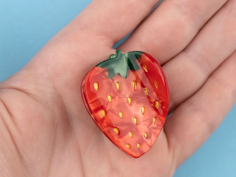 Pince à cheveux - Fraise