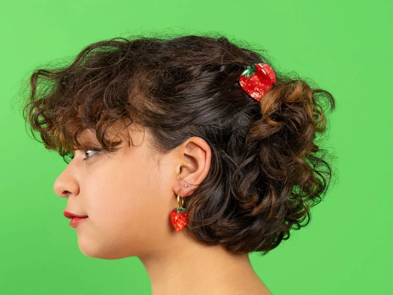 Pince à cheveux - Fraise