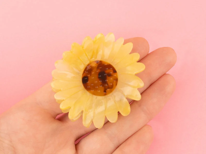 Pince à cheveux - Tournesol