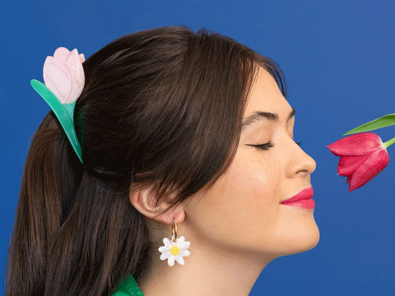Pince à cheveux - Tulipe