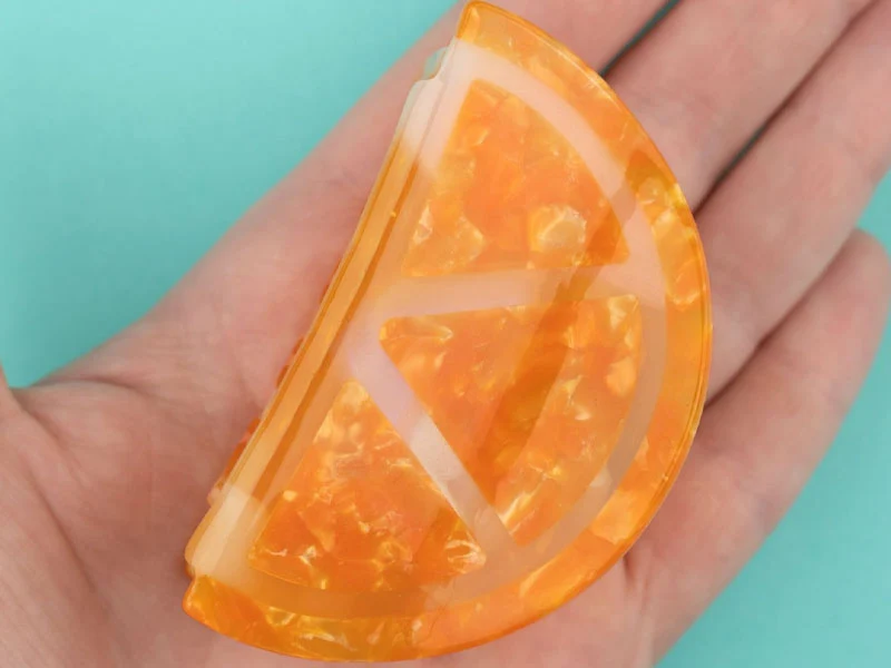 Pince à cheveux - Orange