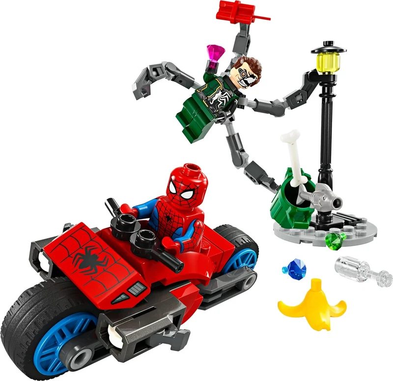 Motorcycle Chase Spider-Man vs. Doc Ock
