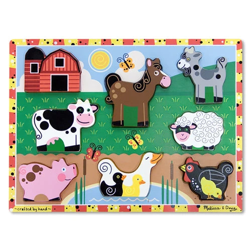 Melissa & Doug Farm Chunky Puzzle
