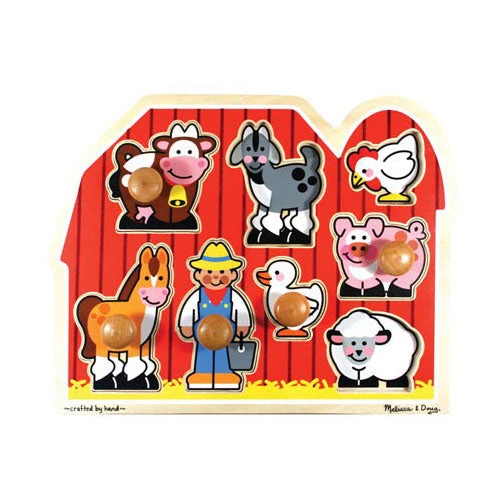Melissa & Doug Farm Jumbo Knob Puzzle