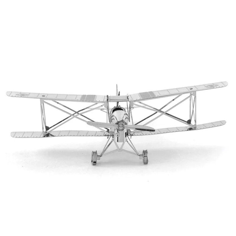 Metal Earth De Havilland Tiger Moth Plane Metal 3D Model / Modèle 3D en métal