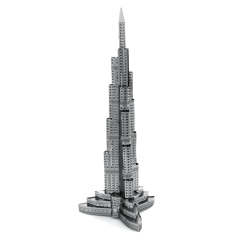 Metal Earth Burj Kalifa Metal 3D Model/ Metal Earth Modèle 3D en métal du Burj Khalifa