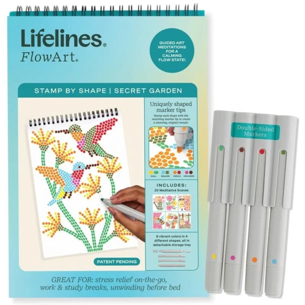 FlowArt Stamp by Shape Secret Garden