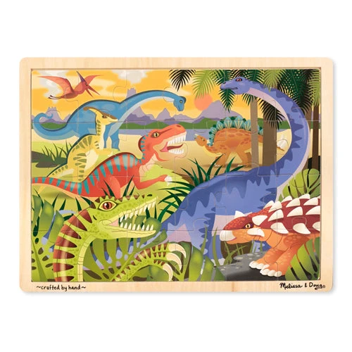 Dinosaur Wooden Jigsaw Puzzle - 24 Pieces