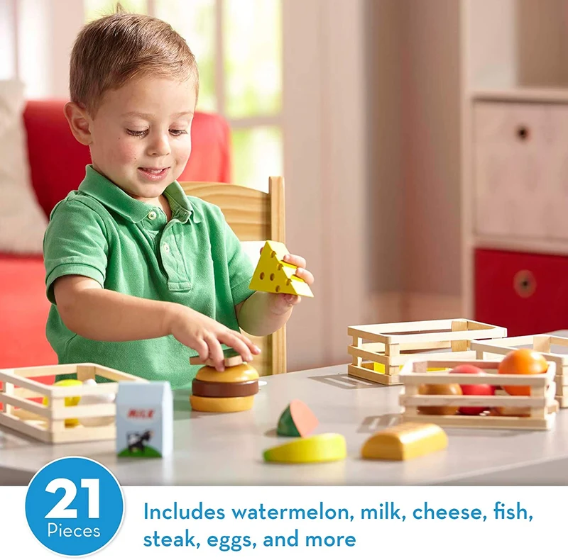Food Groups - Wooden Play Food