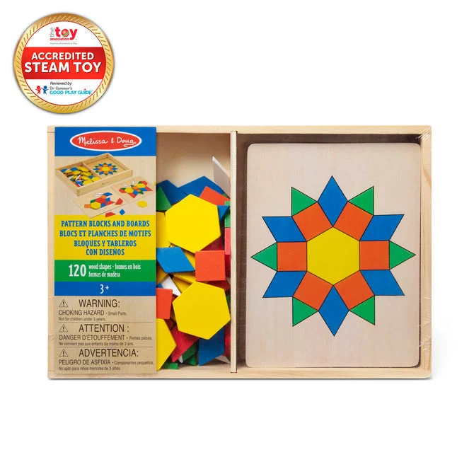 Melissa & Doug Pattern Blocks and Board