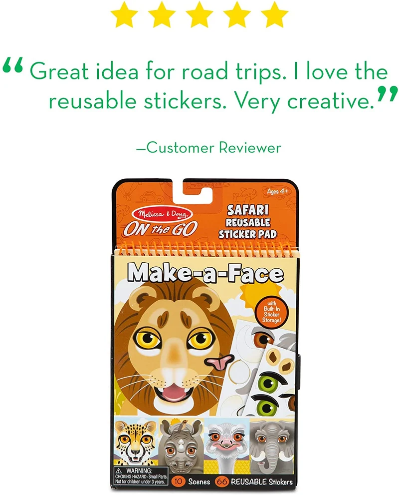Reusable Sticker Safari